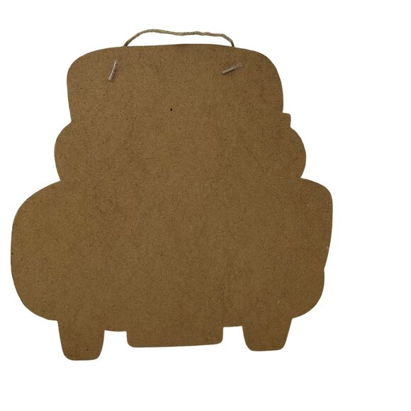 Happy Harvest Red Truck Pumpkin Wall Hanging Fall Autumn Farmhouse Decor Sign - Picture 6 of 7